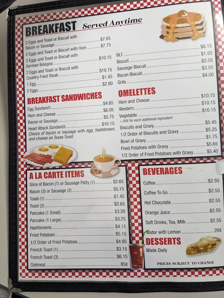 Double D Diner Menu image 1