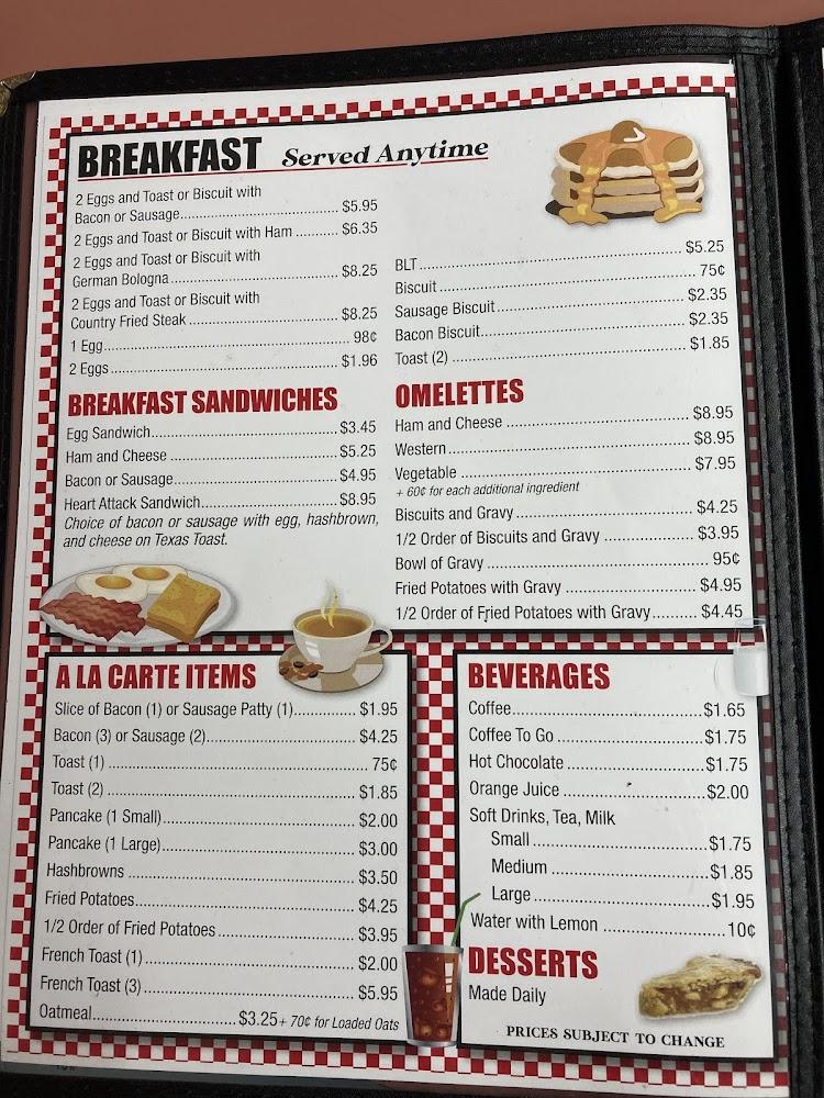Double D Diner Menu image 2