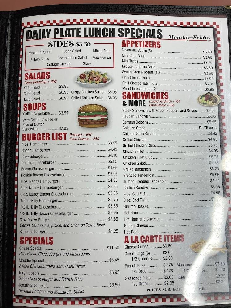 Double D Diner Menu image 3
